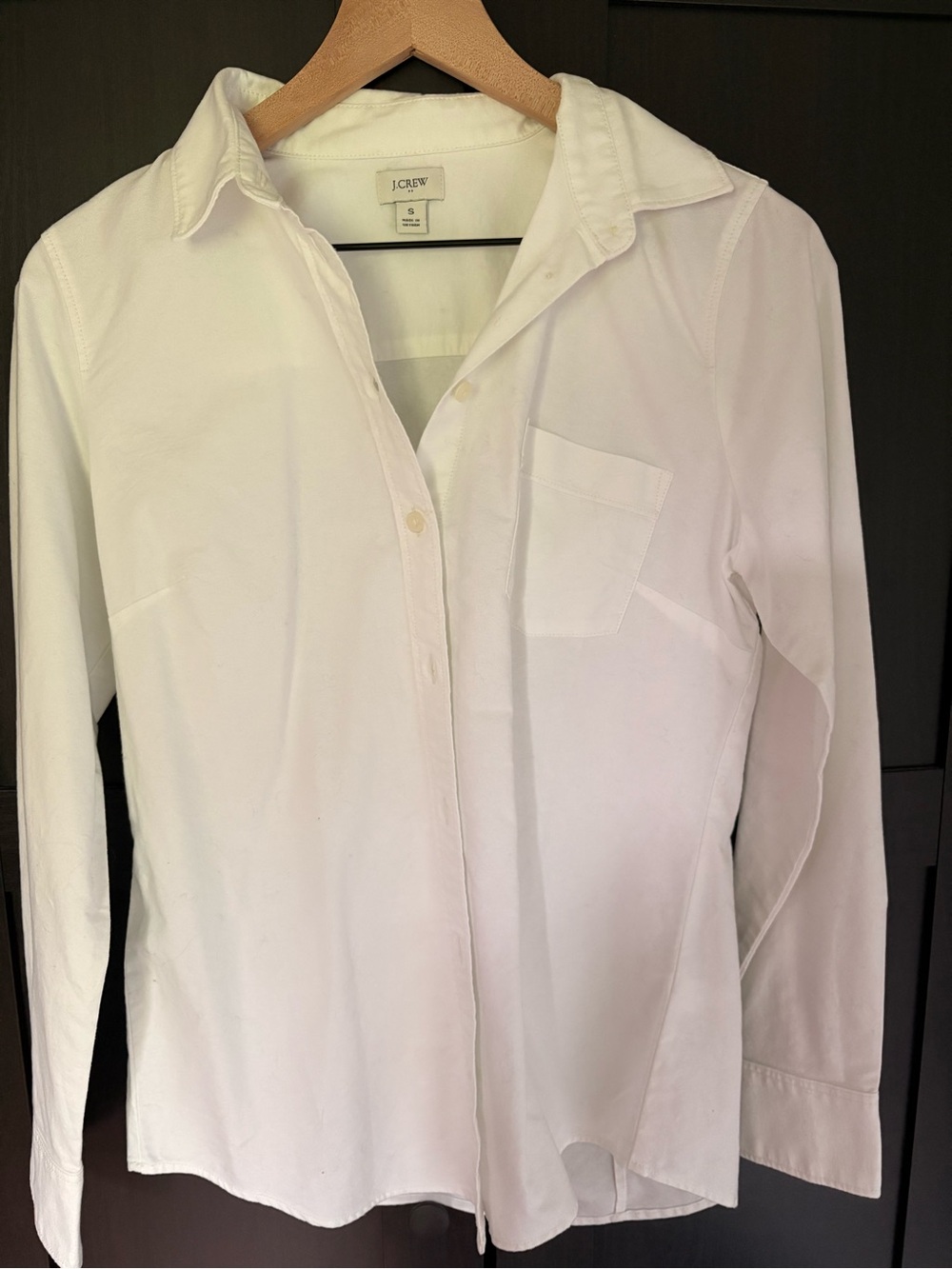 J.Crew White Button-down  Shirt